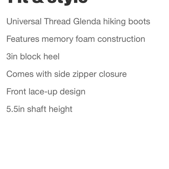 Women's Glenda Hiking Boots - Universal
Thread™ Off-White nwt - Picture 5 of 5